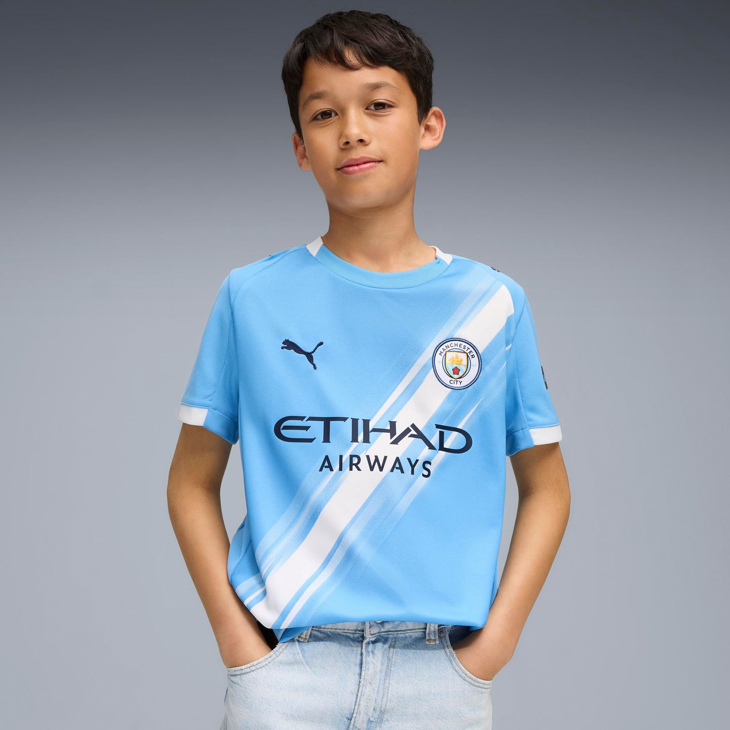 Manchester City 2025/26 Domicile Junior