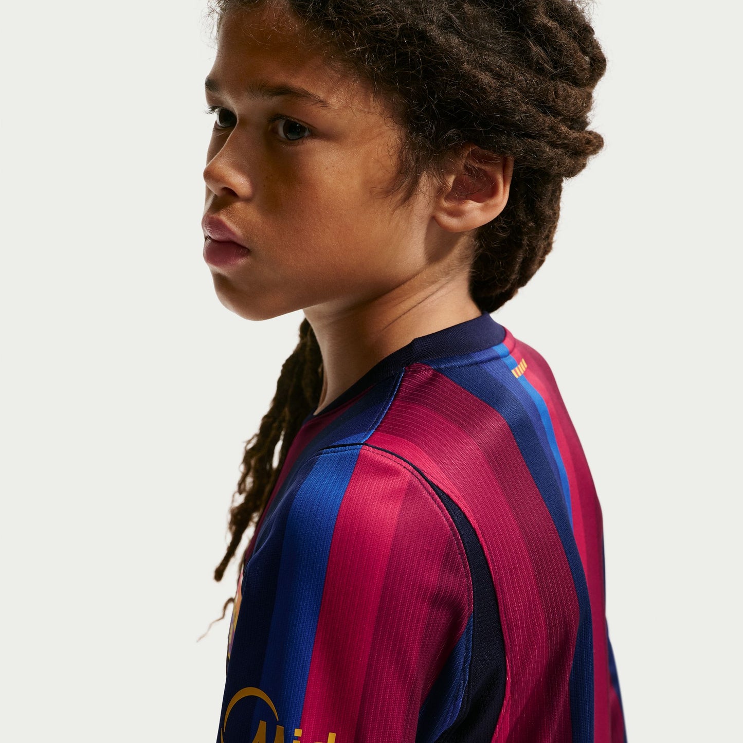 FC Barcelona 2026/27 Home Jersey Junior Long Sleeve