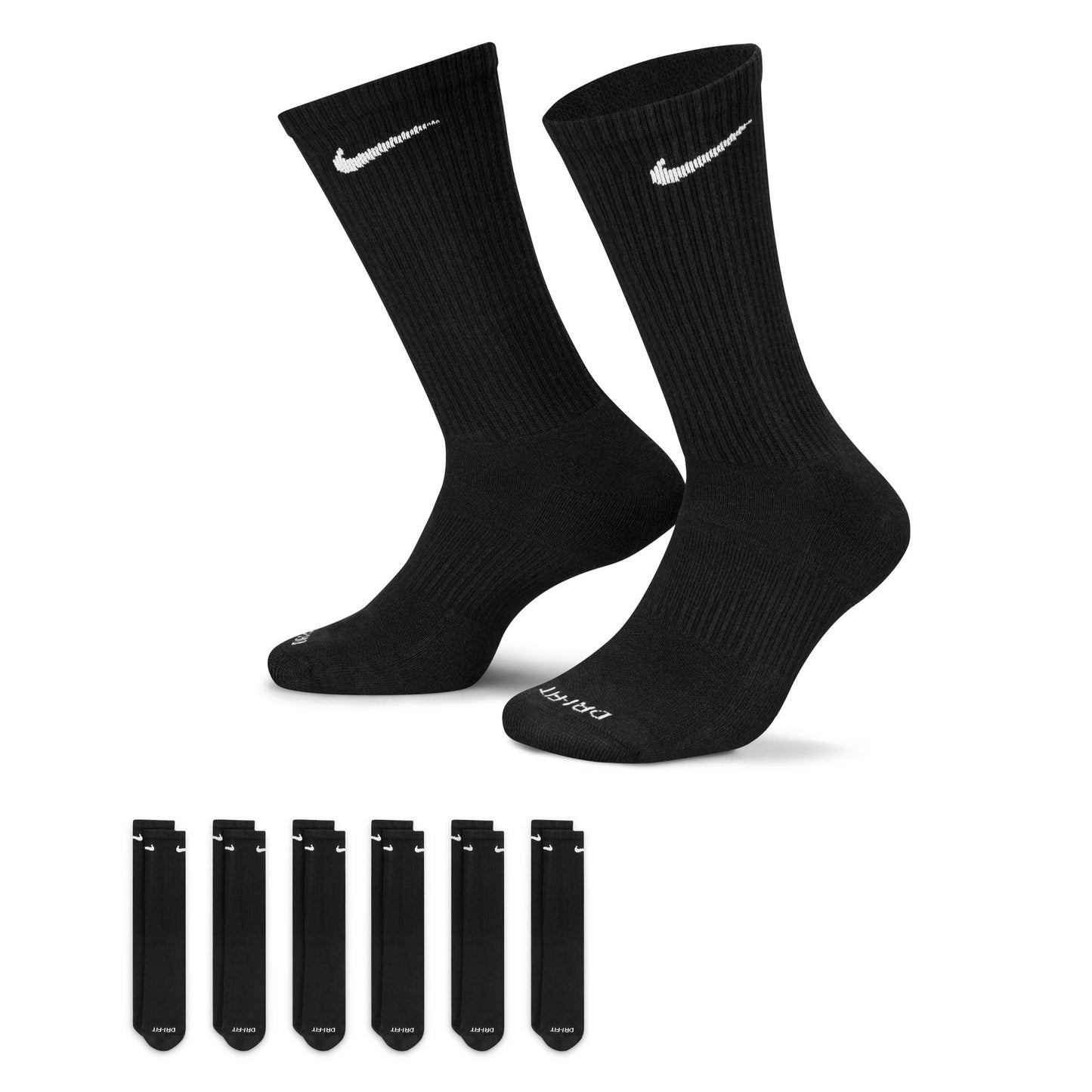 Bas d'entraînement rembourrées Everyday Plus (6 paires)