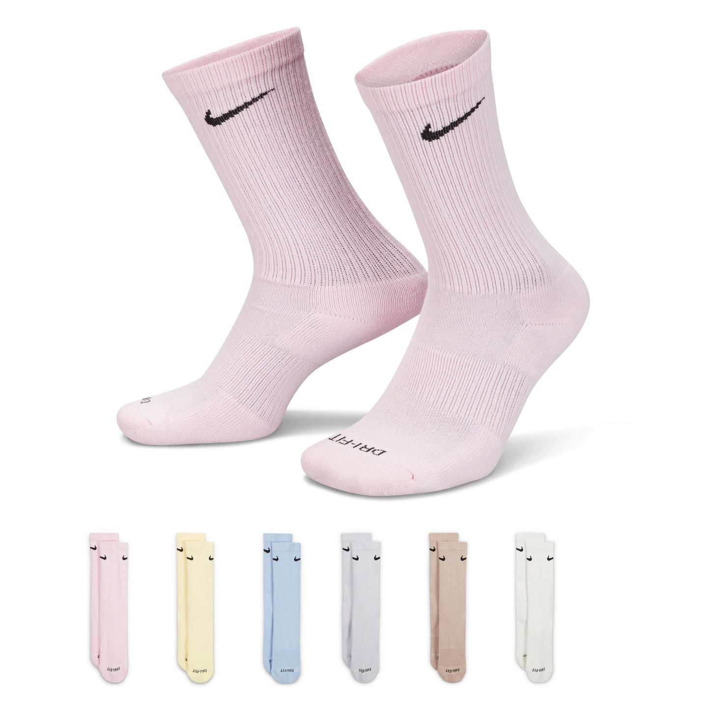 Everyday Plus Cushioned Training Crew Socks (6 Pairs)
