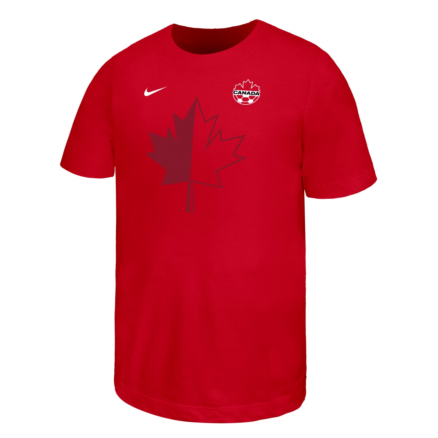 T-shirt Canada Soccer Core Rouge Junior
