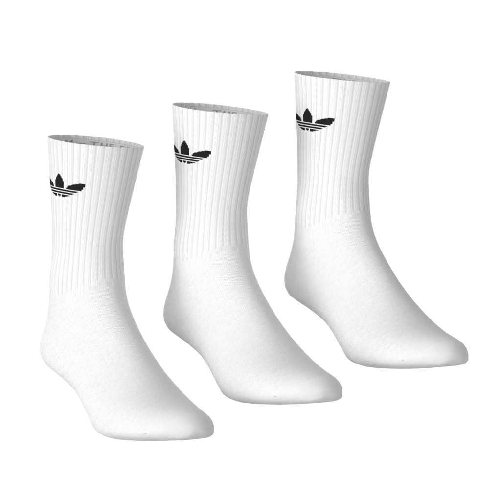 Trefoil Cushion Crew Socks 3 Pairs