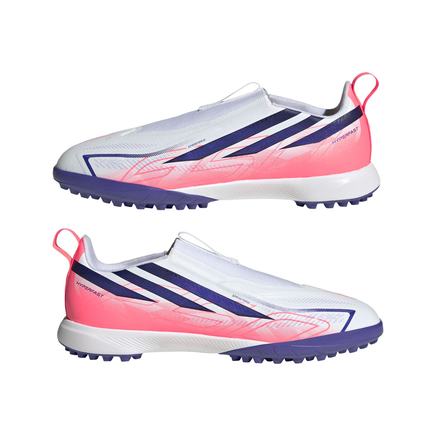 F50 Hyperfast League sans lacets pour terrain synthétique