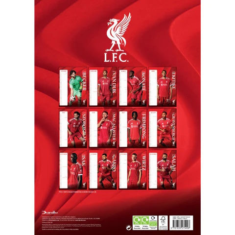 Liverpool 2026 Calendar