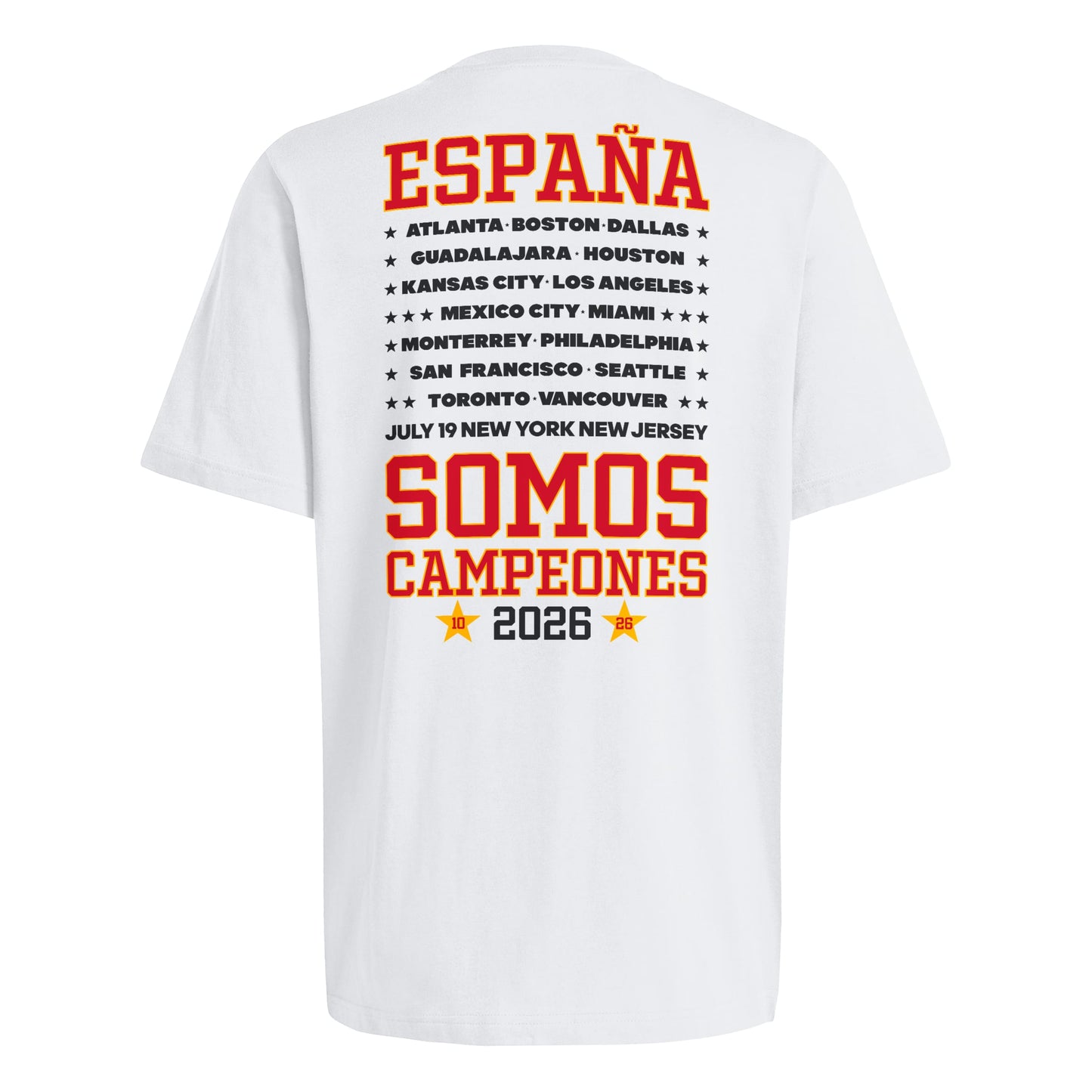 Spain Somos Campeones 2026 T-Shirt White