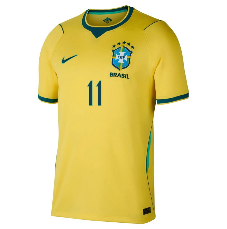 Brazil CBF 2026 Home Stadium Jersey Raphinha