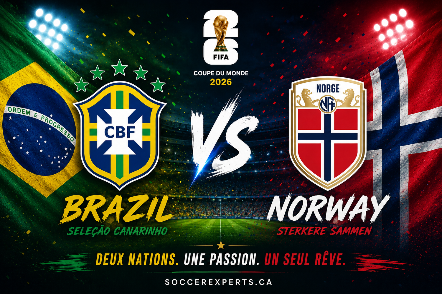 Brazil vs Norway