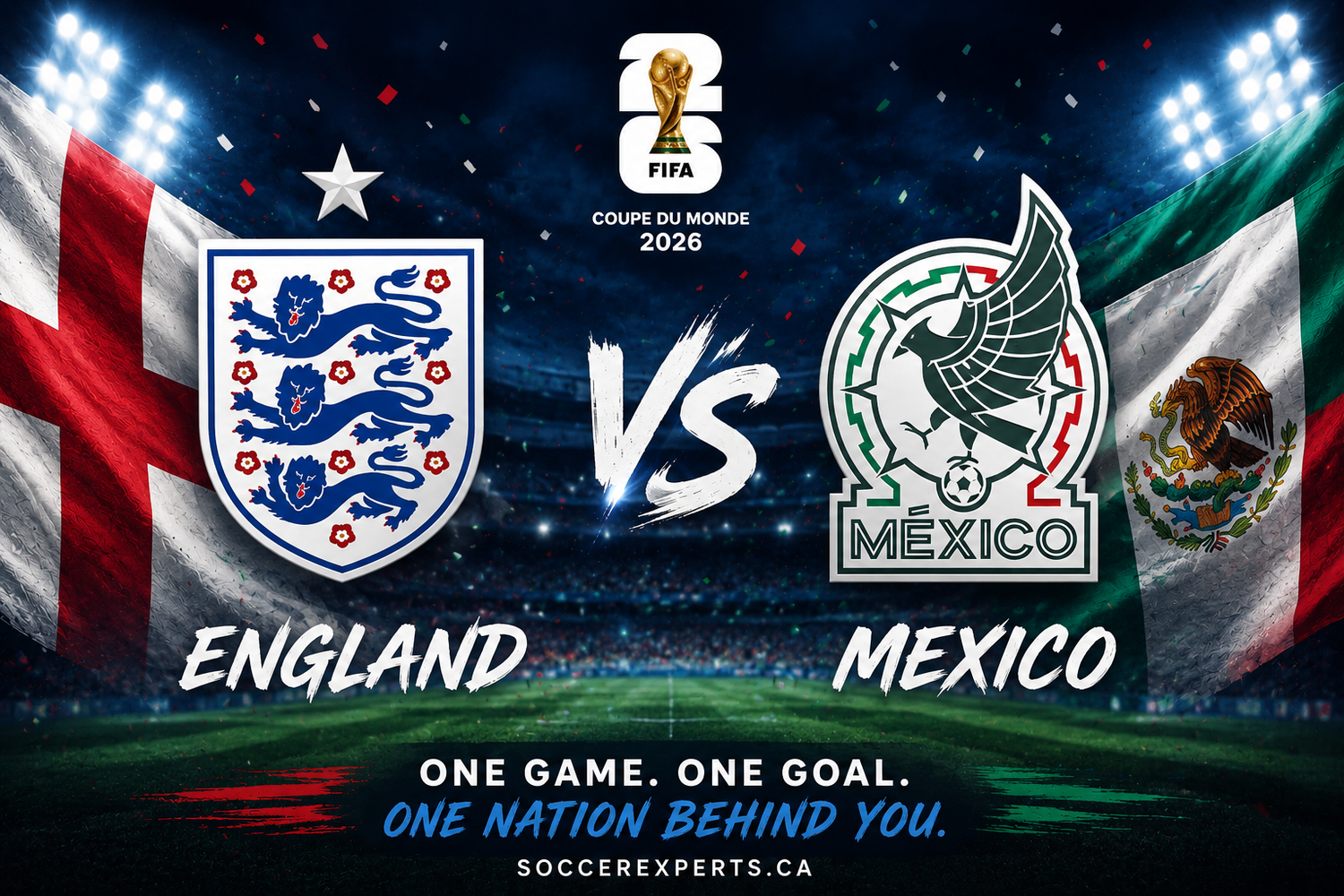 England vs Mexico