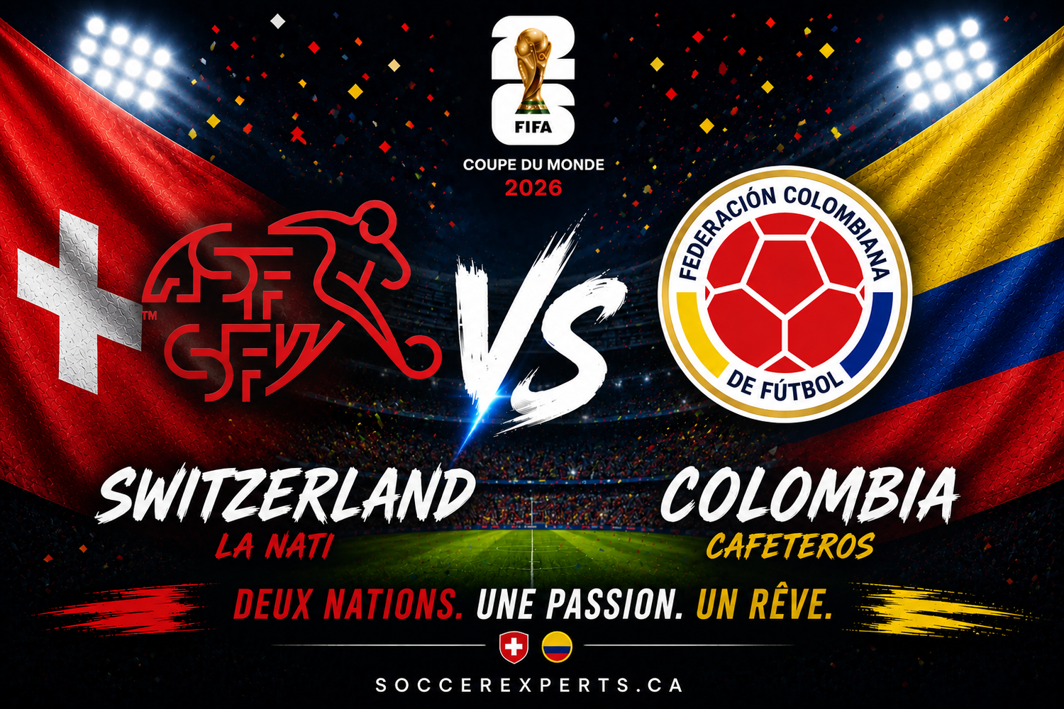 Switzerland vs Colombia