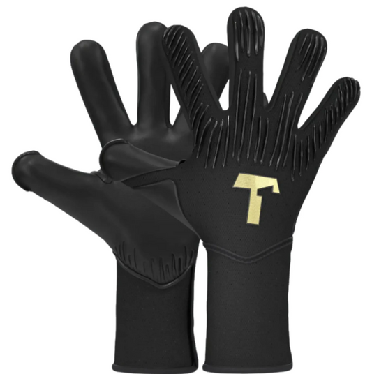 Rebel 2.0 Solar Black Finger Protection Goalkeeper Gloves