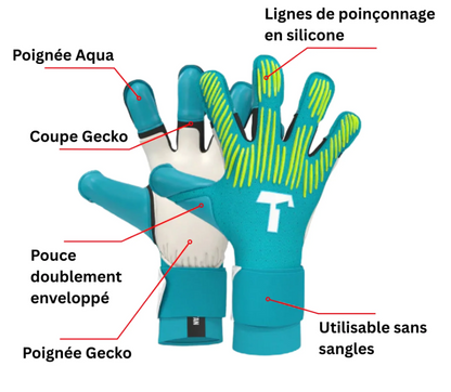 Rebel 2.0 Sky Blue Goalkeeper Gloves