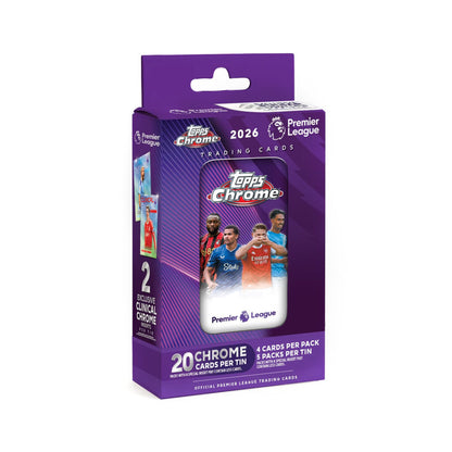 2026 Topps Chrome Premier league Tin