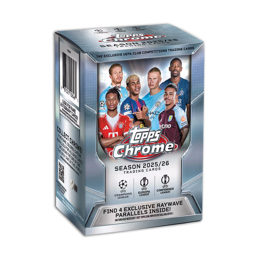 2025-26 Topps Chrome UEFA Club Competiton Cards – Value Box