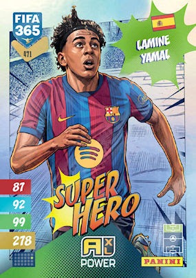 Cartes 2026-27 Panini Adrenalyn XL Fifa 365