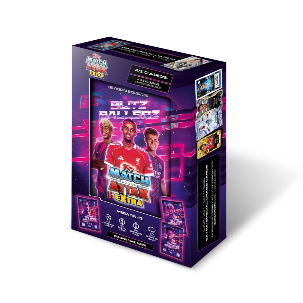 Match Attax UEFA Champions League Cartes Méga Boîte Métal