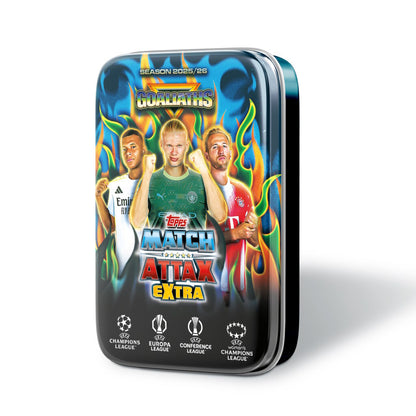 Match Attax UEFA Champions League Cartes Méga Boîte Métal