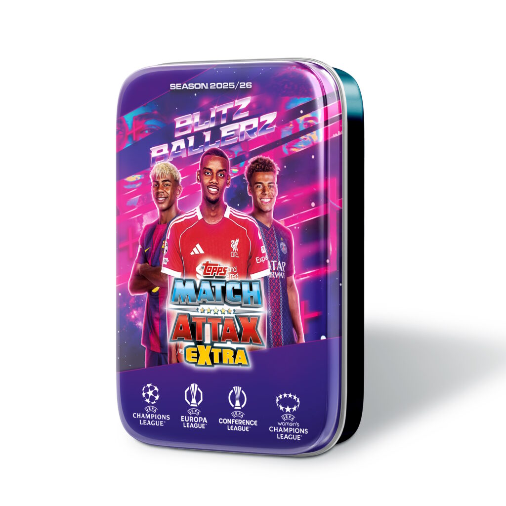 Match Attax UEFA Champions League Cartes Méga Boîte Métal