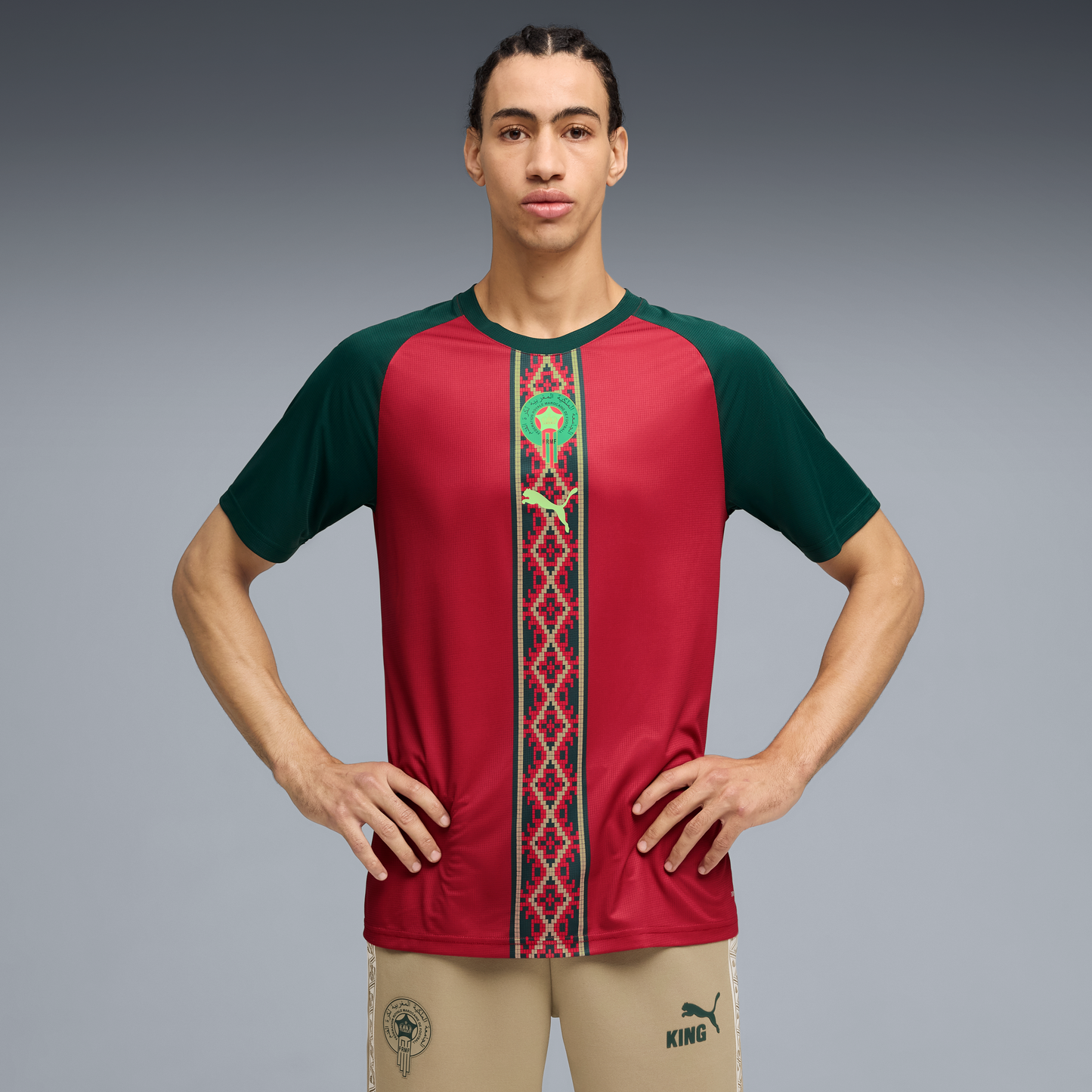 Maillot d'échauffement Maroc FRMF 2026