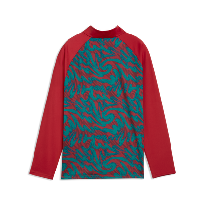 Maillot d'échauffement Portugal FPF à quart de zip - Junior