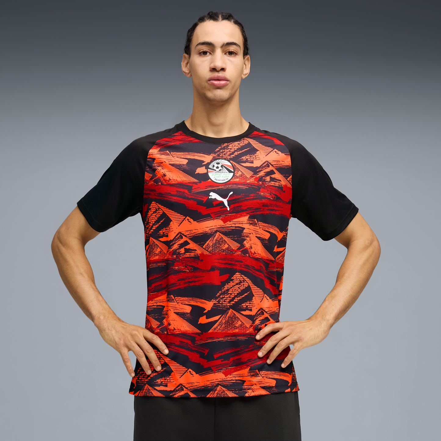 Maillot d'échauffement de la Fédération Égyptienne de Football