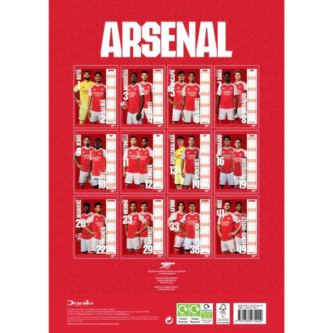 Arsenal 2026 Calendar