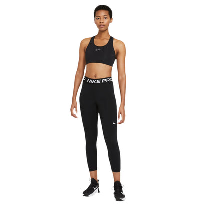 Mid-Rise Crop Mesh-Panel Leggings