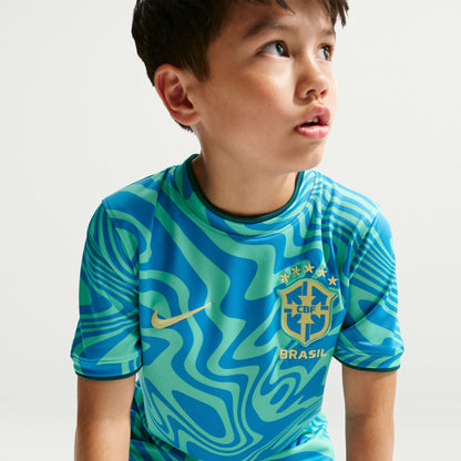 Maillot d'avant-match CBF Brésil 2026/27 Junior