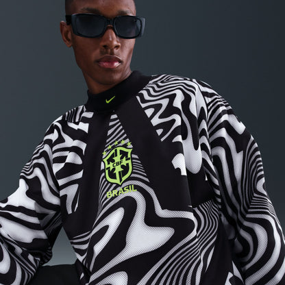 Maillot Authentique de gardien de but du Brésil