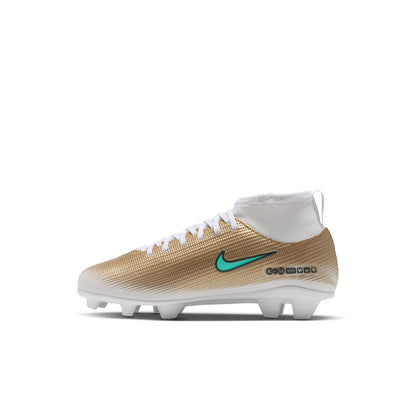 Mercurial Superfly 11 Club "Kylian Mbappé" Terrain Naturel Enfant