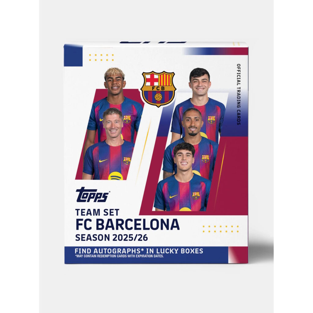 Coffret de 30 cartes Topps Barcelone 2025-26