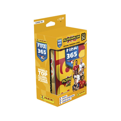Adrenalyn XL FIFA 365 25-26 Mega Tin (42 cartes + 2 LE et 1 Golden Baller)