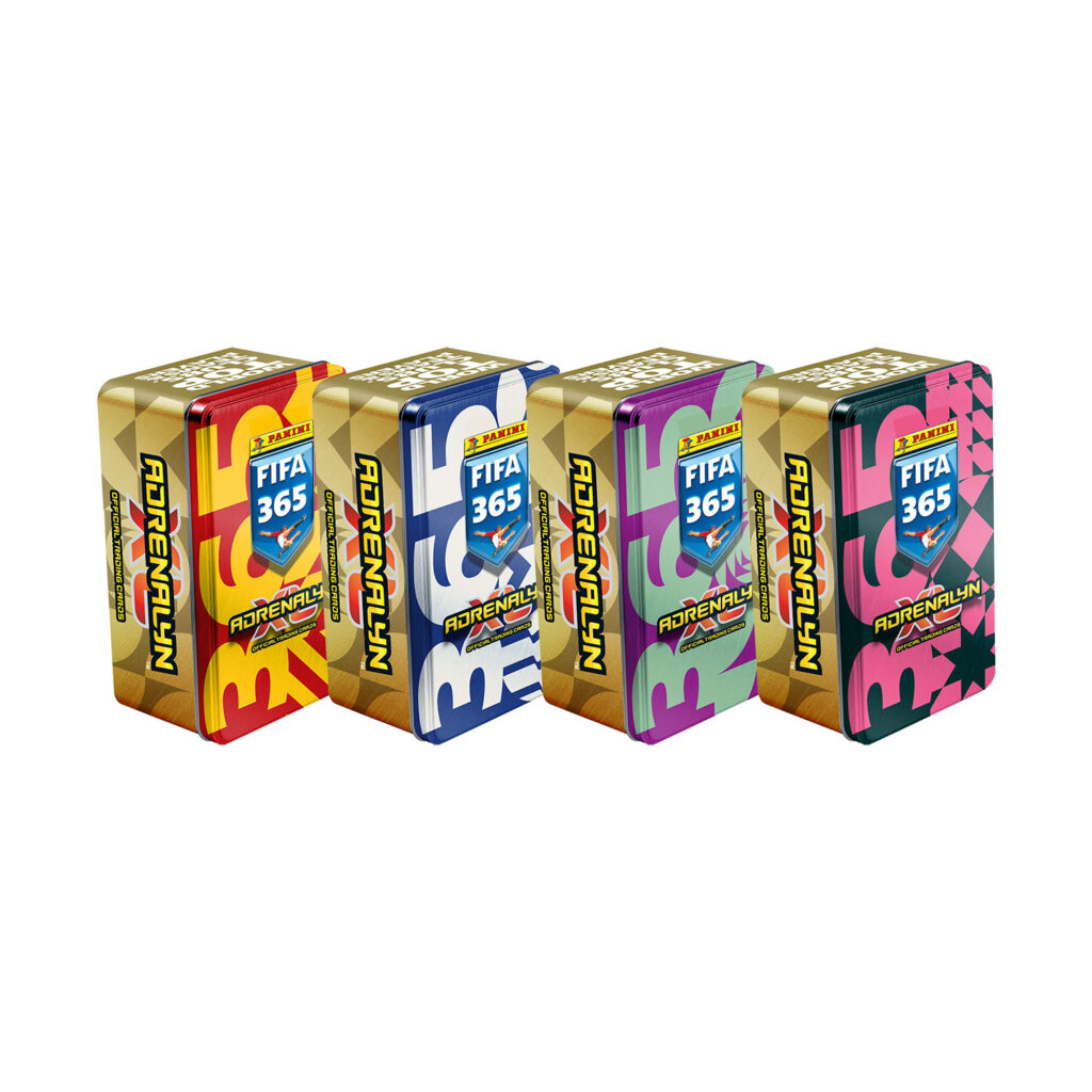 Adrenalyn XL FIFA 365 25-26 Mega Tin (42 cartes + 2 LE et 1 Golden Baller)