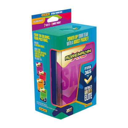 Mega Tin de cartes Panini Adrenalyn XL FIFA 365 2026-27 (39 Cartes + 3 LE)
