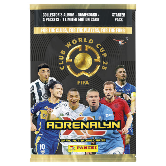 Panini Adrenalyn Club world cup 25 starter pack