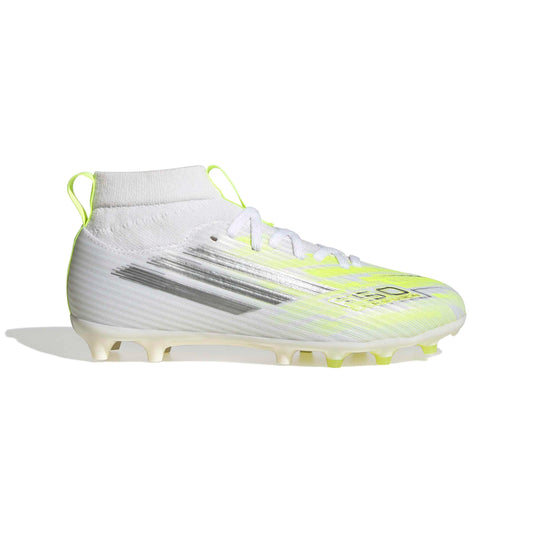 F50 Sparkfusion League Mid Cut Firm Ground Junior