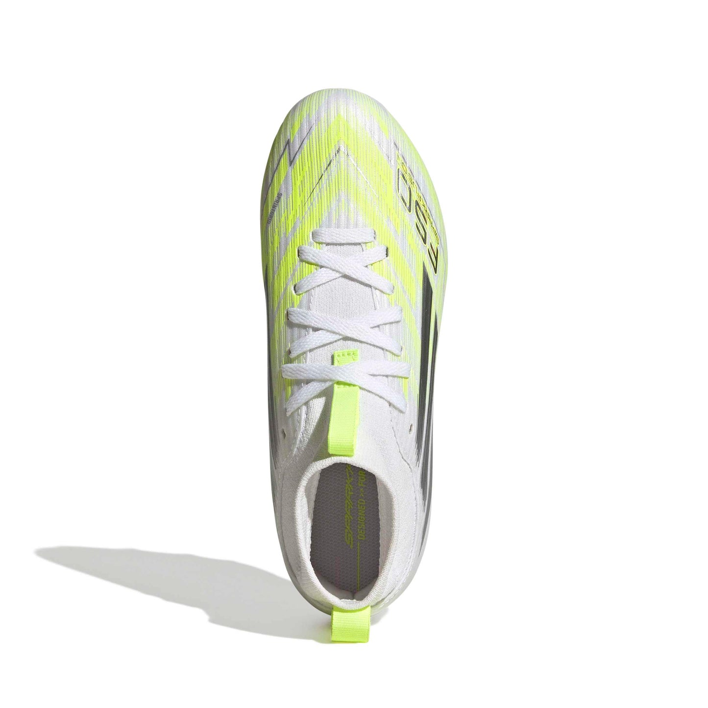 F50 Sparkfusion League Mid Cut Firm Ground Junior