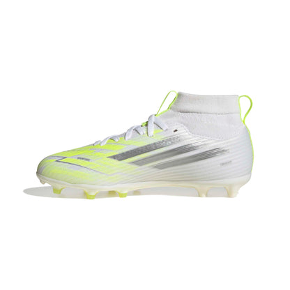 F50 Sparkfusion League Mid Cut Firm Ground Junior
