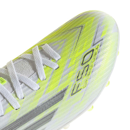 F50 Sparkfusion League Mid Cut Firm Ground Junior