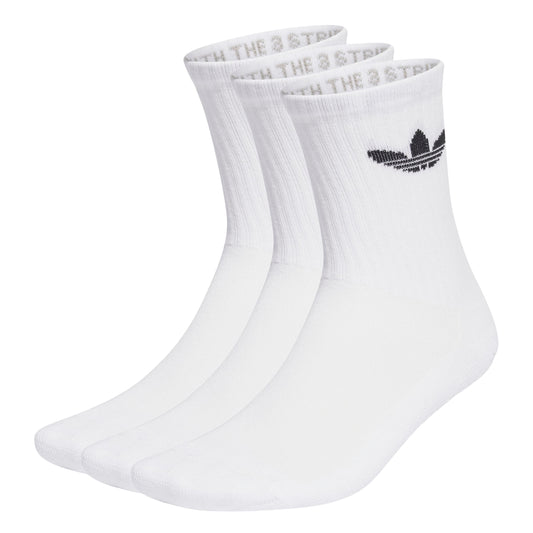 Trefoil Cushion Crew Socks 3 Pairs