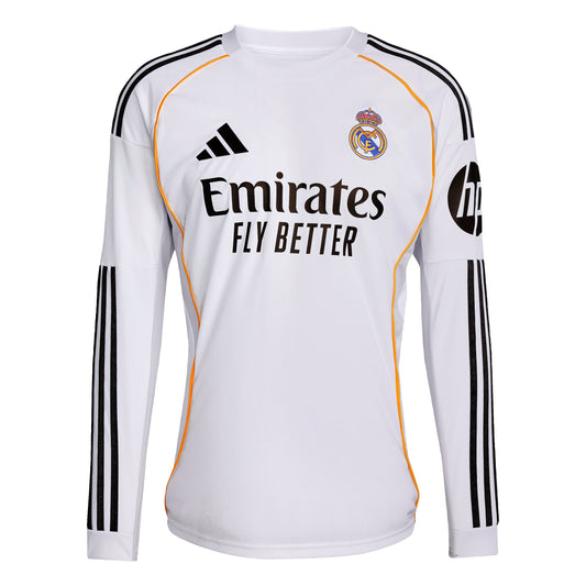 Maillot domicile manches longues Real Madrid 2025/26