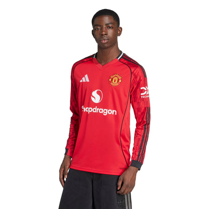 Manchester United Long Sleeve Home 2025/26