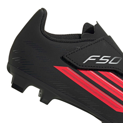F50 Club Velcro Firm Ground Junior