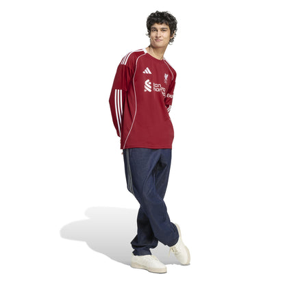 Maillot Domicile Manches Longues Liverpool FC 25/26
