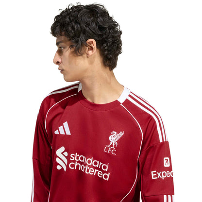 Maillot Domicile Manches Longues Liverpool FC 25/26