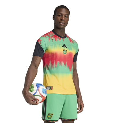Jamaïque 26 x Bob Marley Maillot domicile d'avant-match