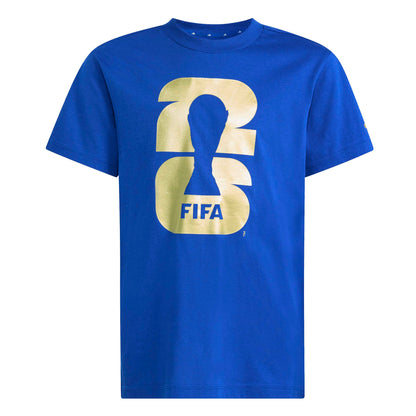 T-shirt enfant officiel avec l'emblème de la Coupe du Monde de la FIFA 2026