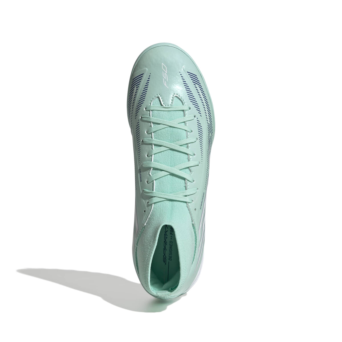 F50 Sparkfusion League Mid Cut Terrain Synthétique Femme