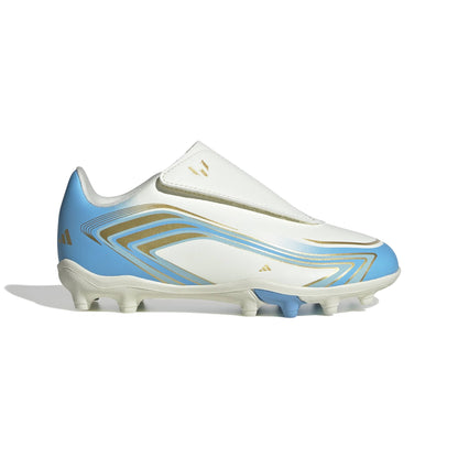F50 Messi Club Velcro Terrain Naturel Junior
