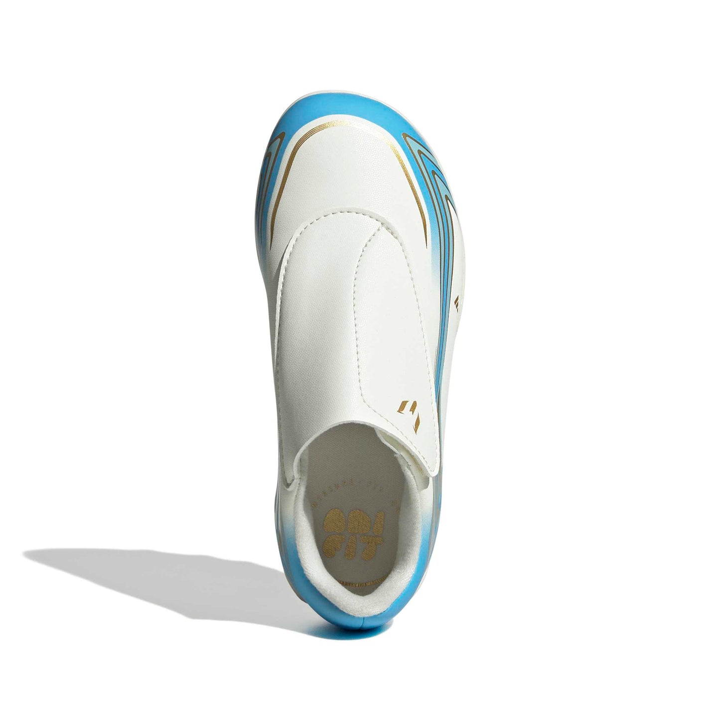 F50 Messi Club Velcro Terrain Naturel Junior