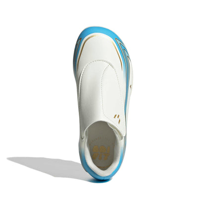 F50 Messi Club Velcro Terrain Naturel Junior
